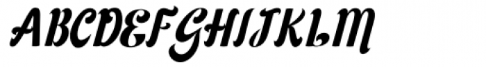 Stepford Italic Font UPPERCASE