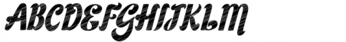 Stepford Sketch Italic Font UPPERCASE