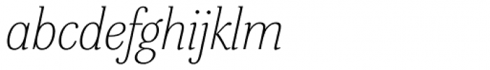 Stepp Light Italic Font LOWERCASE