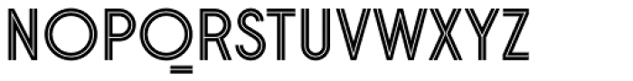 Stereonic L Inline2 Font LOWERCASE