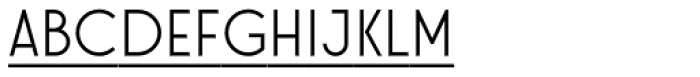 Stereonic S Underline Font LOWERCASE