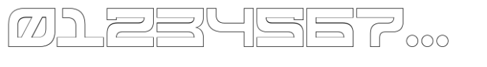Stereotones Outline Font OTHER CHARS