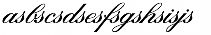 Sterling Script Ligatures Font LOWERCASE