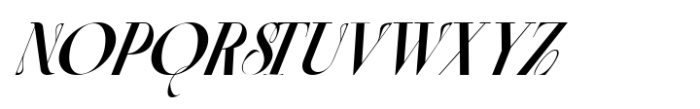 Stetling Italic Font UPPERCASE