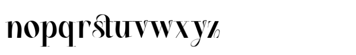 Stetling Regular Font LOWERCASE