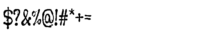 Steve Laorence Font OTHER CHARS