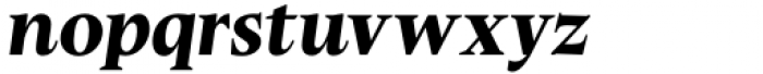 Stibium Bold Italic Font LOWERCASE