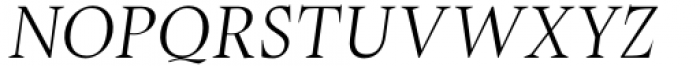 Stibium Extra Light Italic Font UPPERCASE