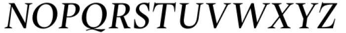 Stibium Italic Font UPPERCASE