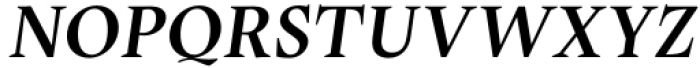 Stibium Medium Italic Font UPPERCASE