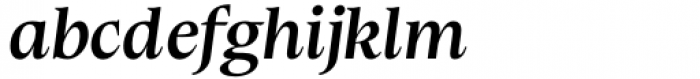Stibium Medium Italic Font LOWERCASE