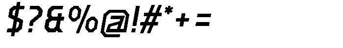 Stickle Bold Italic Font OTHER CHARS