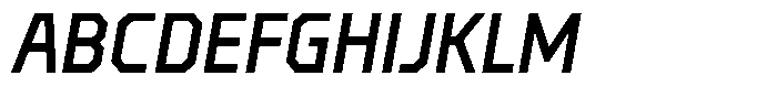 Stickle Bold Italic Font UPPERCASE