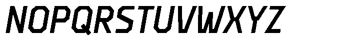 Stickle Bold Italic Font UPPERCASE