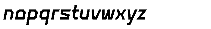 Stickle Bold Italic Font LOWERCASE