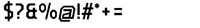 Stickle Bold Font OTHER CHARS