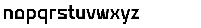 Stickle Bold Font LOWERCASE