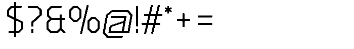 Stickle Regular Font OTHER CHARS