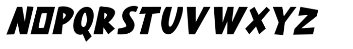 Stickly Italic Font UPPERCASE