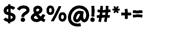 Sticky Brown Regular Font OTHER CHARS
