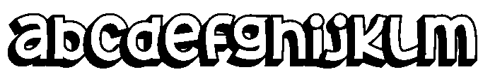 Sticky Brown Shadow FONT