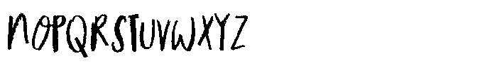 Sticky Lollipop Font UPPERCASE