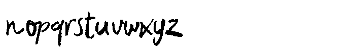 Sticky Lollipop Font LOWERCASE