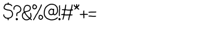 Sticky Rough Font OTHER CHARS