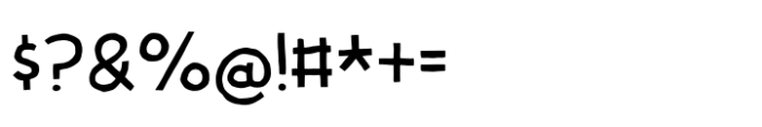 Sticky Rush Regular Font OTHER CHARS