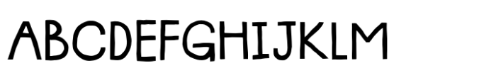 Sticky Rush Regular Font UPPERCASE