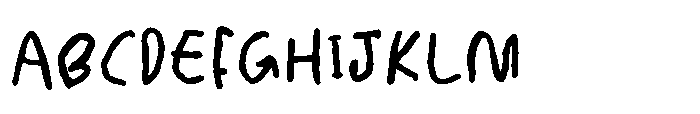 Stiff Ballpoint Bold Font UPPERCASE