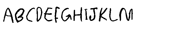 Stiff Ballpoint Regular Font UPPERCASE