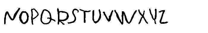 Stiff Ballpoint Regular Font UPPERCASE