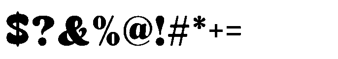 Stiffy Bubble Font OTHER CHARS