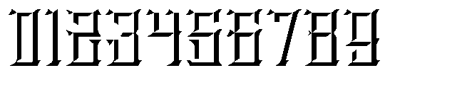 Stiger Bevel Font OTHER CHARS