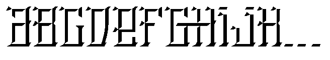 Stiger Bevel FONT