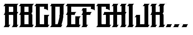Stiger Regular Font UPPERCASE