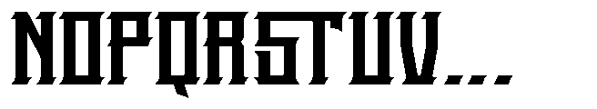 Stiger Regular Font LOWERCASE
