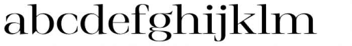 Stigsa Display Semi Expanded Font LOWERCASE