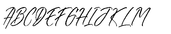 Still Gentle Italic Font UPPERCASE