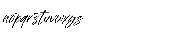 Still Gentle Italic Font LOWERCASE