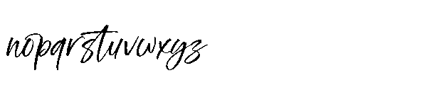 Still Gentle Regular Font LOWERCASE