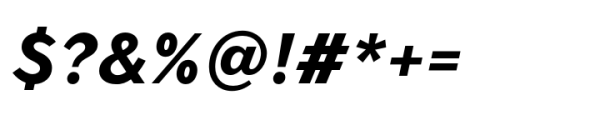 Stimulus Bold Oblique Font OTHER CHARS