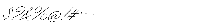 Stindle Script Font OTHER CHARS