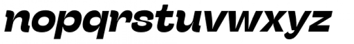 Stinger Fit Bold Italic Font LOWERCASE