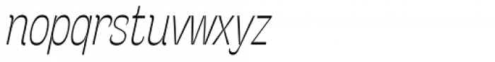Stinger Variable Italic Font LOWERCASE