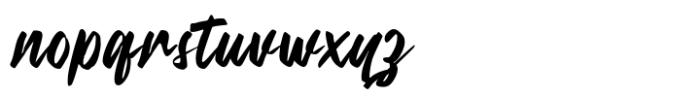 Stingly Font LOWERCASE