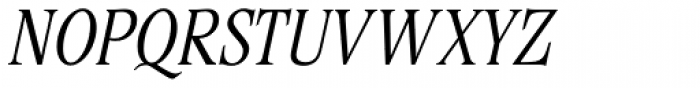 Stirling RR Light Italic Font UPPERCASE