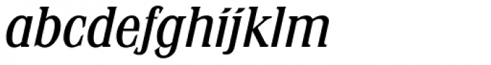 Stirling RR Medium Italic Font LOWERCASE