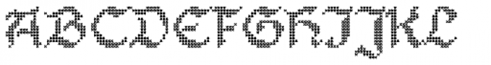 Stitch Warrior Font UPPERCASE